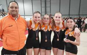 RESULTATS COMPETITION A VENDOME  L EQUIPE TERMINE EN 5 E PLACES